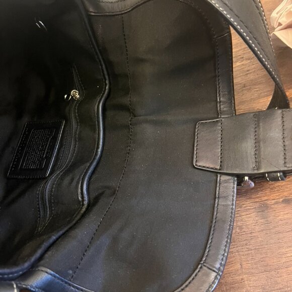 Vintage Y2K Coach Black Leather Soho Shoulder Bag - Picture 10 of 16